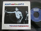 ADAM AND THE ANTS young parisians 45 PORTUGAL diff PS sleeve Punk Wave RARE