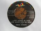 VINCE EVERETT I Aint Gonna Be Low Down Dog 45 ABC PARAMOUNT rockabilly pop VG++
