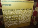 JAZZ LP: Riverside Records EVERYBODY DIGS BILL EVANS Stereo RLP 1129 Sam Jones +