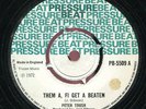 Peter Toush (Peter Tosh) - Them A, Fi Get A Beaten UK Pressure Beat 7