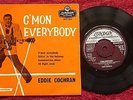 Eddie Cochran C'mon Everybody very clean EX/EX UK LONDON EP REU 1214 1960 Issue