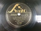 CHARLIE PARKER My old flame FRENCH 78 RPM SWING SW 384 DAVIS GILLESPIE EX