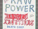Raw Power / Dayglo Abortions / Death Corp ORIGINAL ART Graystone Detroit punk