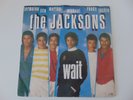 RARE UK Picture Sleeve 45 Michael Jackson The Jacksons - Wait 1985 EX+