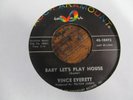 VINCE EVERETT Baby Lets Play House 45 ABC PARAMOUNT rockabilly pop VG++