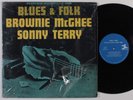 BROWNIE MCGHEE & SONNY TERRY Blues & Folk PRESTIGE BLUESVILLE LP VG+ SHRINK