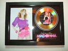 MADONNA   SIGNED FRAMED GOLD DISC  NEW FRAME   DISPLAY  1
