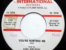 ANN WELDON 45 You're Hurting Me / Old Man River PROMO Doo Wop STAMPED e9135
