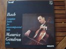 NM 3lp's GENDRON BACH SUITES UNACCOMPANIED BOX PHILIPS HI-FI STEREO 835272/74 AY