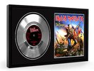 Iron Maiden The Trooper Framed Silver Disc Display Vinyl (LO)