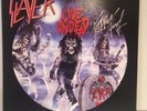 SLAYER - LIVE UNDEAD LP - BLOOD SPLATTER SILVER VINYL -SIGNED BY KERRY KING 2008