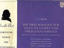 PHILIPS MINIGROOVE - BACH VIOLA DA GAMBA SONATAS - HARNONCOURT AHLGRIMM NM