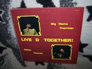 BIG MAMA THORNTON/CLIFTON CHENIER  RARE LP LIVE&TOGETHER CRAZY CAJUN 1104 US PR