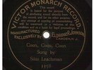78rpm Record Victor Monarch Johnson No Dog 3358 Silas Leachman Coon AUDIO CLIP
