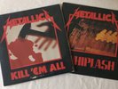 METALLICA 1LP + 1EP - KILL 'EM ALL/WHIPLASH original thrash elektra megaforce