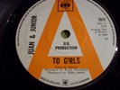 JUAN & JUNIOR 1968 DEMO SINGLE 45  
