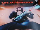 THIN LIZZY LIVE AND DANGEROUS DOUBLE LP NM-WB RECORDS 1978 ROCK PHIL LYNOTT