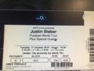 Justin Bieber Purpose World Tour x2 tickets at the O2 arena London