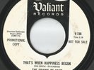 Rare Garage-The Grains of Sand on Valiant 736-DJ-She Needs Me/Happiness- LISTEN