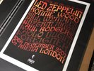 Led Zeppelin Reunion Original Concert Poster No420/ 1200.