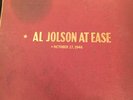 AL JOLSON AT EASE  limited edition 1946 multi-disc set 78 rpm RADIO INTERVIEW E+