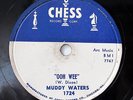 MUDDY WATERS-OOH WEE /CLOUDS IN MY HEART ON CHESS BLUES 78RPM