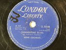 HEAR  R&R 78 EDDIE COCHRAN Summertime Blues/Love Again LONDON LIBERTY