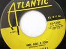 THE CLOVERS Here Goes A Fool b/w Good Lovin' 45 DOO-WOP ATLANTIC 1000 EX MINT-