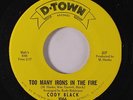 CODY BLACK: Too Many Irons In The Fire / Would You Let Me Know 45 Hear