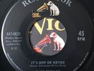 * ELVIS PRESLEY It's Now or Never RARE GOLD STANDARD RCA 447-0628 Dog on Top 45