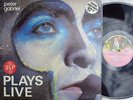 Peter Gabriel ORIG OZ 2LP Plays live NM ‘83 Genesis Art Rock Prog Rock    