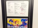 Babyshambles Hand Signed/Autographed Songsheet with a Poster and COA