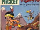 DISNEY DISQUE MICKEY HIAWATHA EST UN GRAND CHASSEUR RARE 45T BARCLAY 70.108