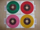 Beatles Colored Vinyl 45's With Jukebox Strips Mint W/ Packaging