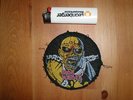 original IRON MAIDEN `piece of mind´ round patch aufnäher shrit vintage