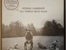 GEORGE HARRISON ALL THINGS MUST PASS W/RARE APPLE HYPE STICKER STCH 3LP BEATLES