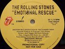 The Rolling Stones - Emotional Rescue  PROMO US  12 Inch Single
