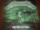 METALLICA Ride the lightning white Vinyl LP green cover Metal sehr RAR