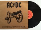 AC/DC For Those About To Rock.. + Insert 1981 OZ Albert Production NM