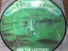Metallica Ride The Lightning Green Picture Disc Lp Hardwired Promo Bernett Test