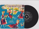 THE CHORDETTES - SHINE ON HARVEST MOON + 3 1958 HYPER RARE UNQIUE DUTCH EP