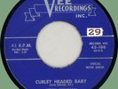 JERRY SULLIVAN Curley Headed Baby / Ella Mae 45rpm Vee 1959 rockabilly