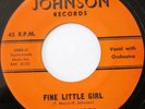 THE ARCADES My Love b/w Fine Little Girl 45 DOO-WOP JOHNSON 116