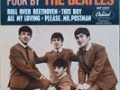 Rare Four By the Beatles - Roll Over Beethoven Mr. Postman - Strong VG+