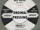 ROCKABILLY ORIG: WES BRYAN - Freeze/Wait For Me Baby UNITED ARTISTS