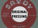 ROCKABILLY ORIG: WERLY FAIRBURN - Speak To Me Baby/My Heart's on Fire SAVOY