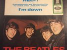 The Beatles Help Deutsche Single Odeon 7'' 45 PS Logo Dom rechts