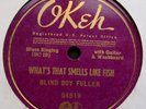 Rare BLUES 78-BLIND BOY FULLER 
