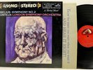 Living Stereo SIBELIUS Symphony no.2 Monteux LP RCA LSC 2342 SHADED DOG 7S/4S NM