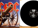 EX/EX  AC/DC BIG GUN / BACK IN BLACK / FOR THOSE ABOUT TO ROCK 12